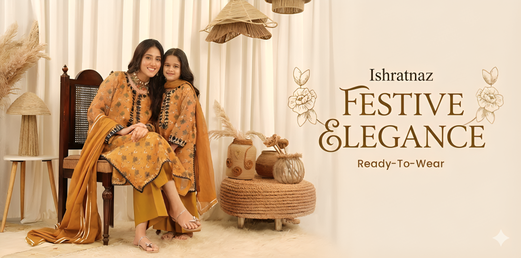 Ishratnaz Festive Elegance Web Banner