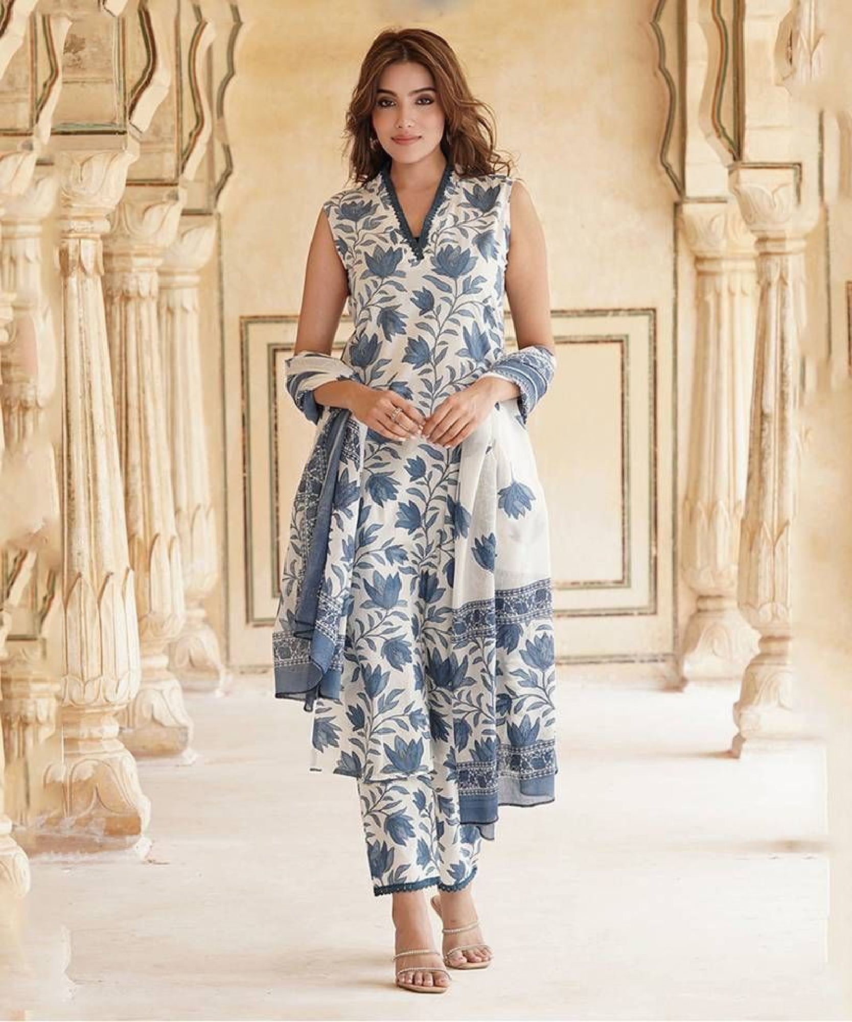 Blue-Blossom-Printed-3-Piece-Set
