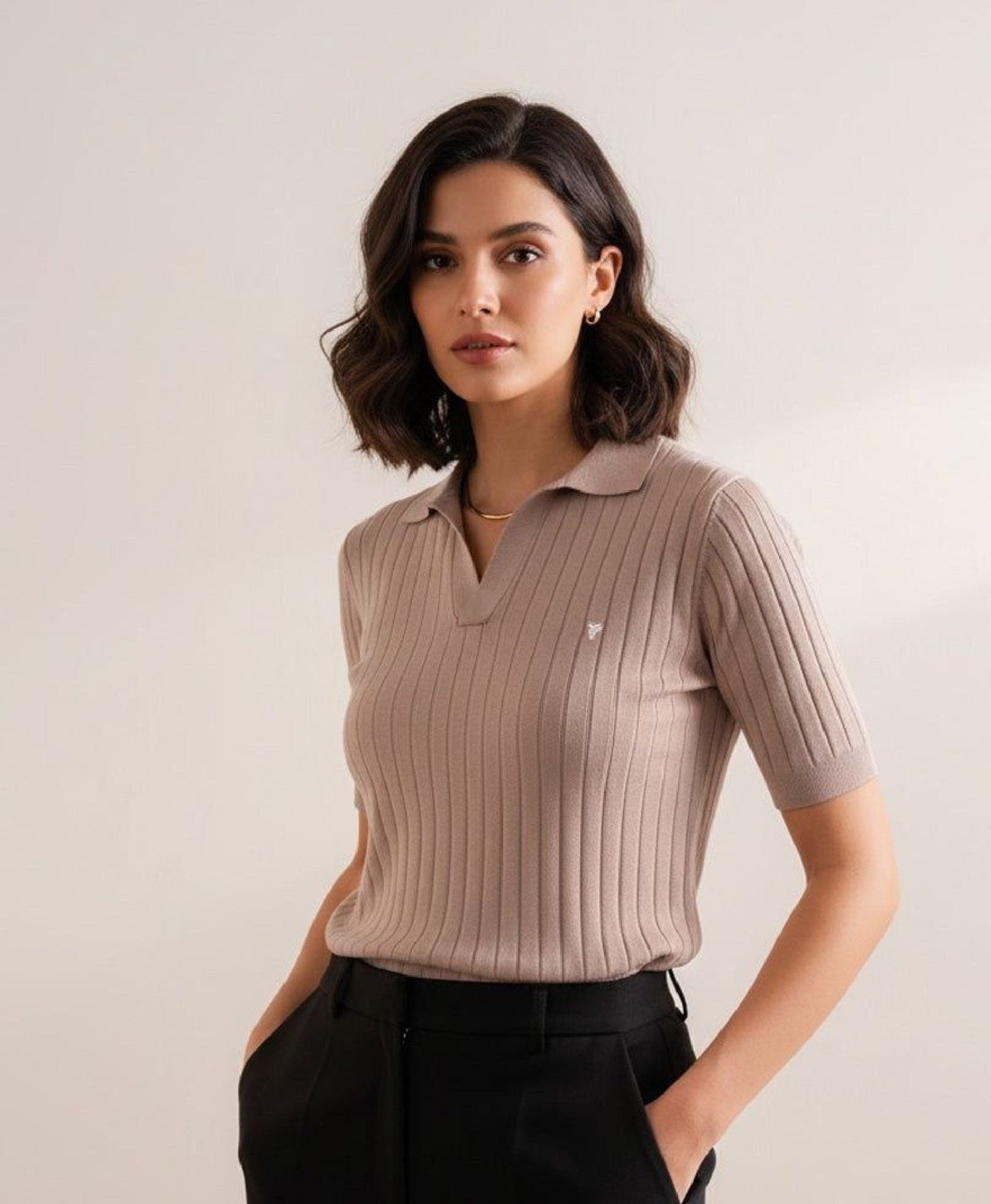 Goal Knitted Polo – Women